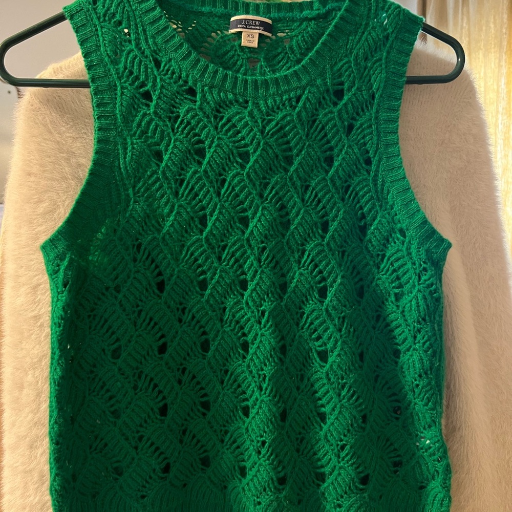 Jcrew cashmere sweater vest